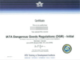 IATA Certificate(ディプロマ)